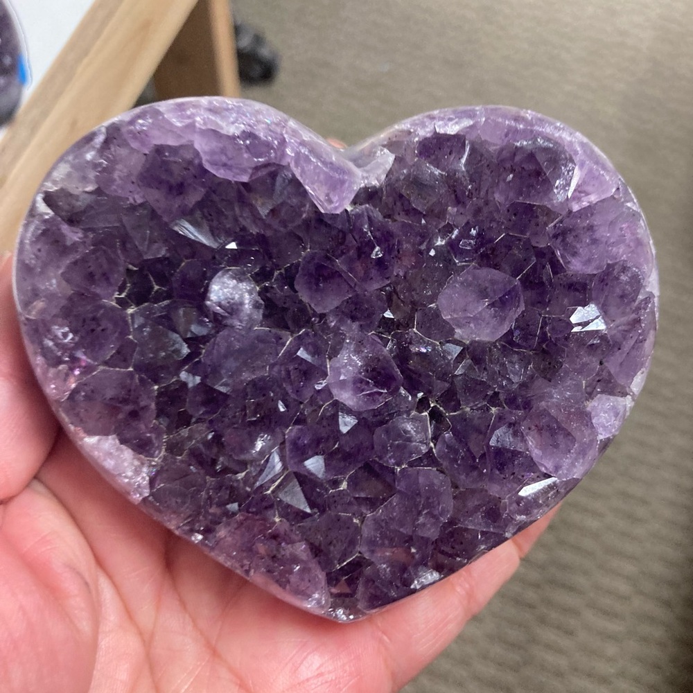 Large Amethyst Heart